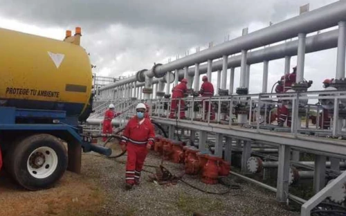 Mantenimiento e intervención mecánica en múltiple de producción
